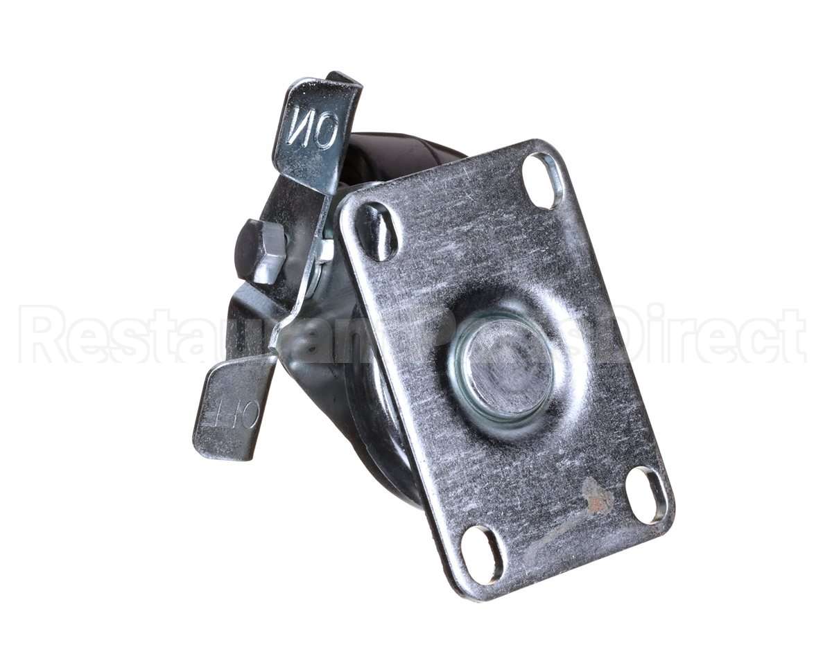 50232 Continental Refrigeration Caster, Flat Plate (2-1/2" W/Brake) (3-1