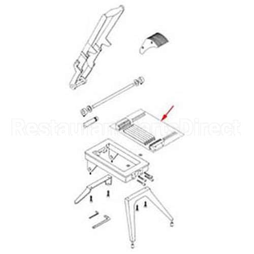 509 Compatible Vollrath Blade Set Ok 3/16In Lincoln 13 Blades Ask Cu