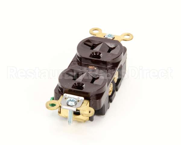 5352AB Hubbell Lighting Duplex Rcpt Brown 20A 125V