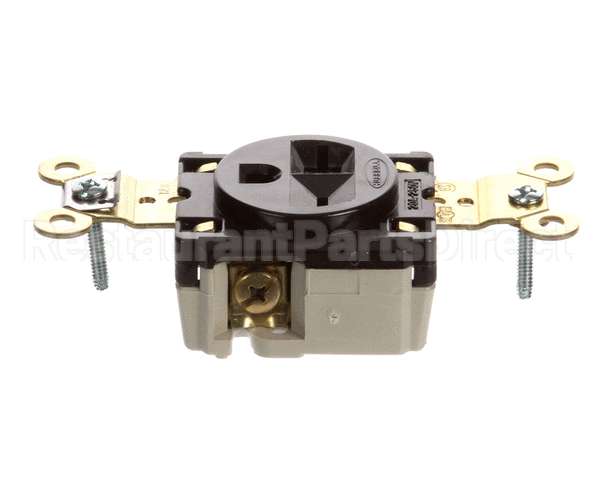 5461 Hubbell Lighting Sgl Wall Receptacle Wdyrc