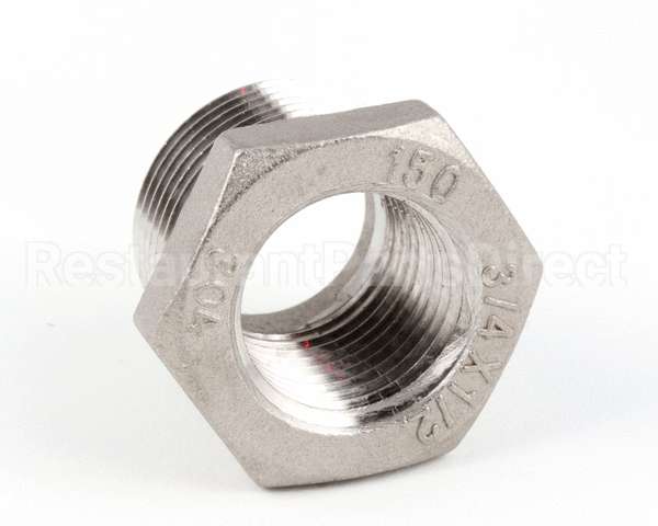 55107 Blodgett Reducer, Stn.stl 3/4Npt To 1/