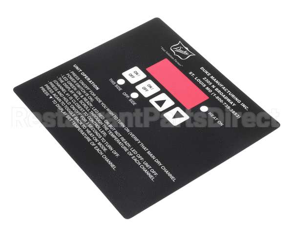 553533 Duke Kit, Mylar Sz 6-Chn Control Repl Taco Be