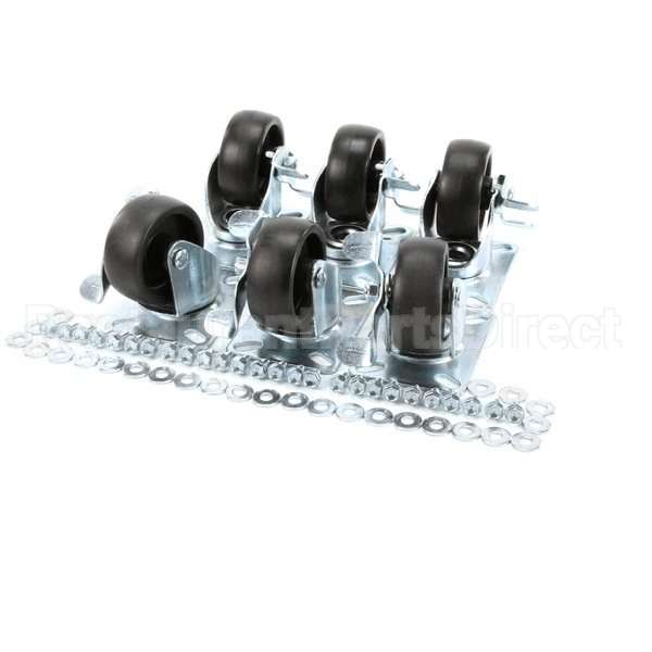 57787 Compatible Perlick Casterkit, Set Of 6, 3.75