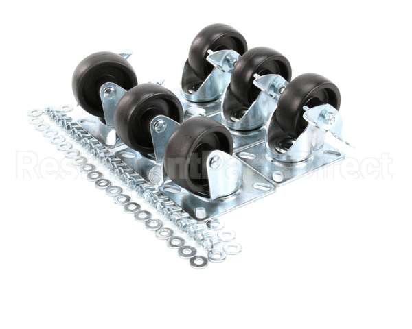 57787 Perlick Caster Kit, Set Of 6, 3.75
