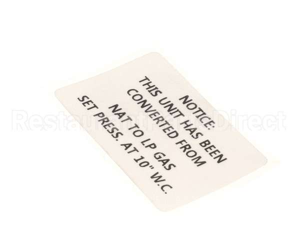 57865 Blodgett Label,Conversion Nat->Lp