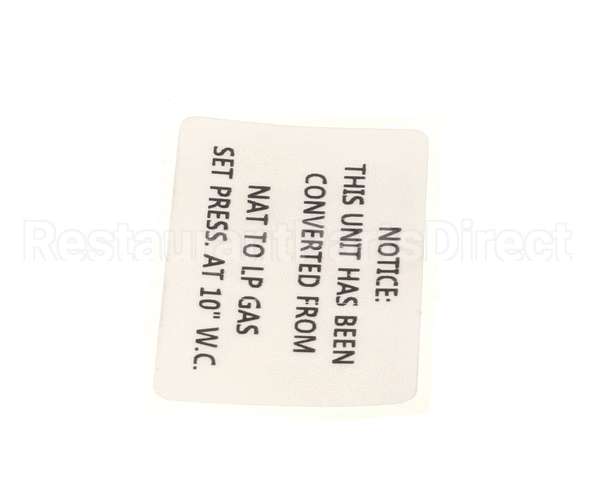 57865 Blodgett Label,Conversion Nat->Lp