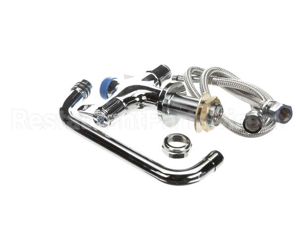 5F-2SLX08 T&S Brass Faucet Deck Mount Single Hole Base 18