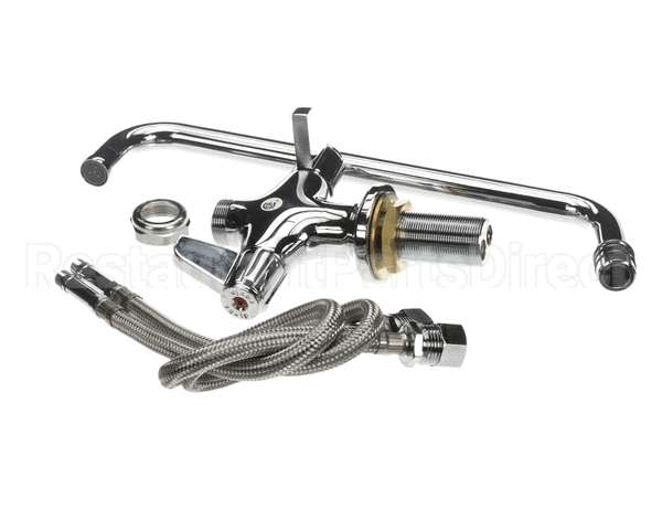 5F-2SLX12 T&S Brass Faucet Deck Mount Single Hole Base 18