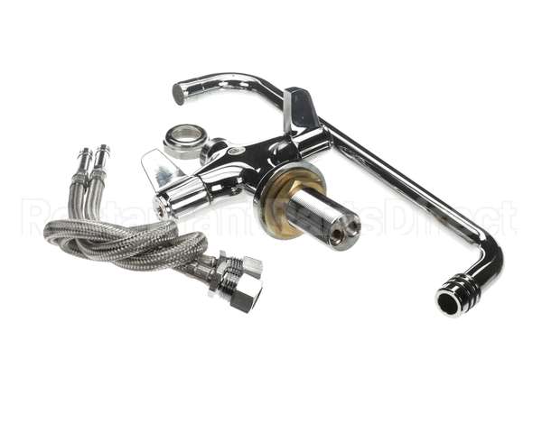 5F-2SLX12 T&S Brass Faucet Deck Mount Single Hole Base 18