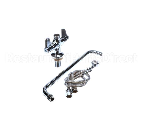 5F-2SLX14 T&S Brass Faucet Deck Mount Single Hole Base 18