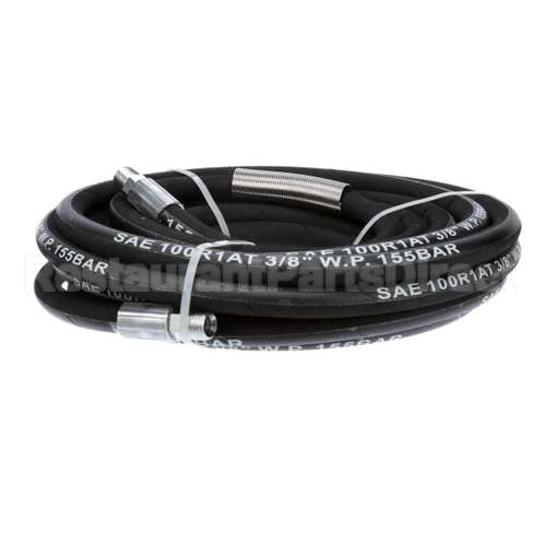 5HR-2HSE-35 T&S Brass 3/8 X 35' Equip Hose, Black, Medium Pres