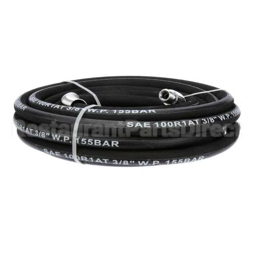 5HR-2HSE-35 T&S Brass 3/8 X 35' Equip Hose, Black, Medium Pres
