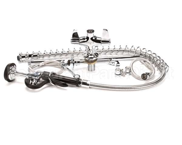 5PR-2S00 T&S Brass Pre-Rinse, Single Hole Base, 18 Flexible