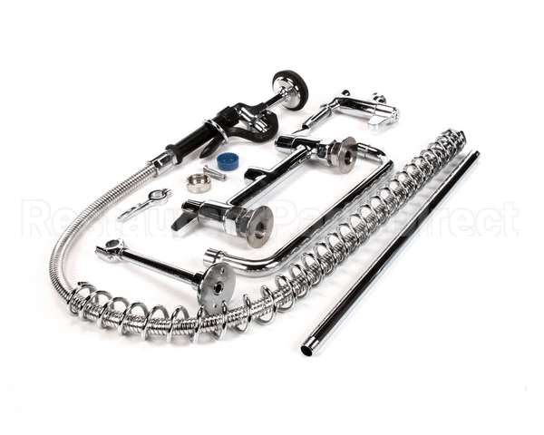 5PR-8D12 T&S Brass Pre-Rinse Unit, 8 Deck Mount, Add-On Fau