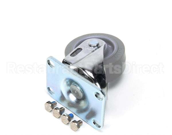 60005 Cambro Front 3" Swivel Caster, 4-Bolt