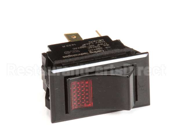 60046201 Pitco Switch,Rocker Spst (1-0) 125V Red Lt