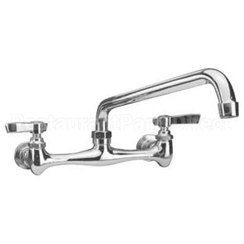 61077 Compatible Fisher Faucet, 8"Wall, Leadfree, Ss, 8"Sp