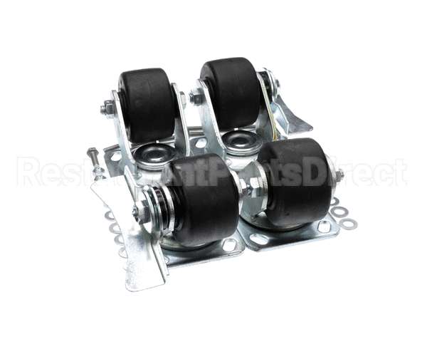 61C01-018D-01 Beverage Air Kit-Caster, 3" Plate, Lv/Mm/H