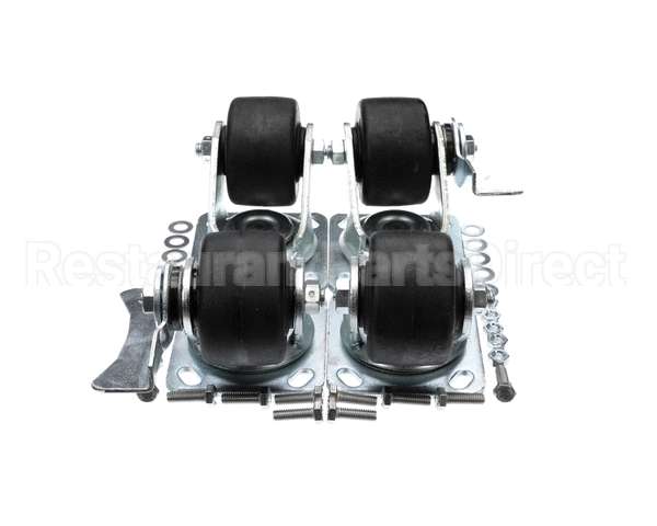 61C01-018D-01 Beverage Air Kit-Caster, 3" Plate, Lv/Mm/H
