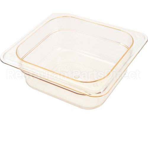 62HP(150) Compatible Cambro Pan, Food, H-Pan, 1/6, 2.5"D, Ambr