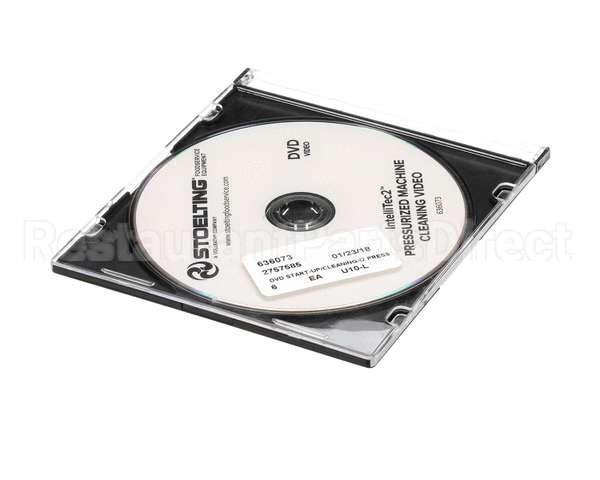 636073 Stoelting Dvd Startupcleaningi2 Press
