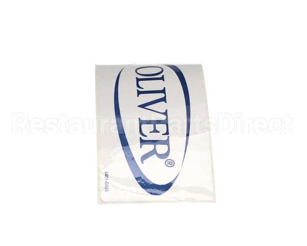 6401-5055 Oliver Nameplatelogo Blue On White