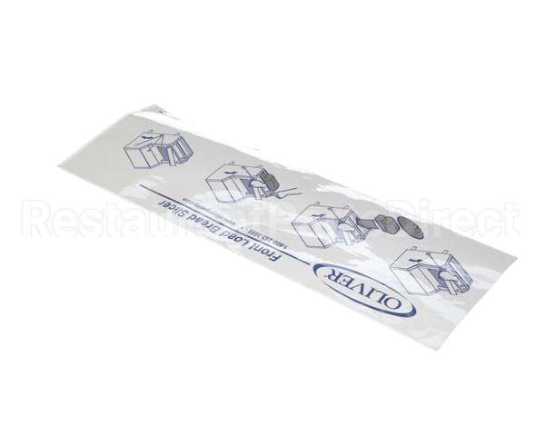 6401-5088 Oliver Nameplate-Operation Fr Ld Slcr