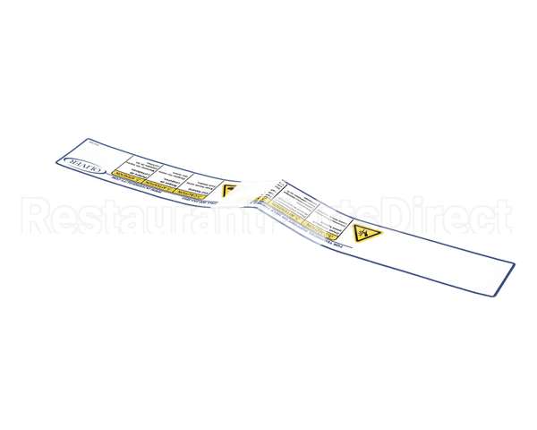 6402-0006 Oliver Nameplate-Technical Supp/Caut