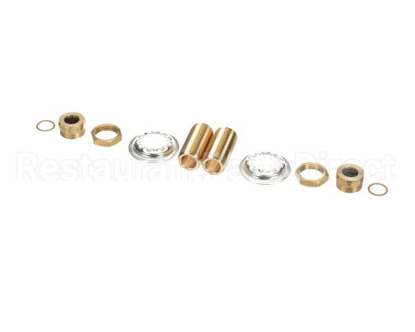 64238 Fisher Close Nipple 1/2 Brs 2Ea
