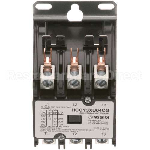 66-2017 Compatible Nuvu Contactor 3P 40/50A 208/240V