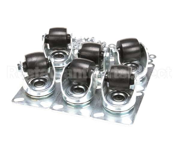67062 Perlick Caster Kit, Set Of 6, 2-7/8 H