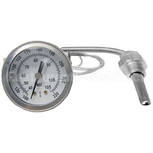 6X Compatible Stero Thermometer2", 100-220-F, U-Clamp