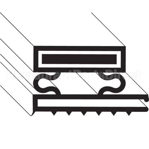 7000272-24 Compatible Sertek Door Gasket - 18.5 X 21.5