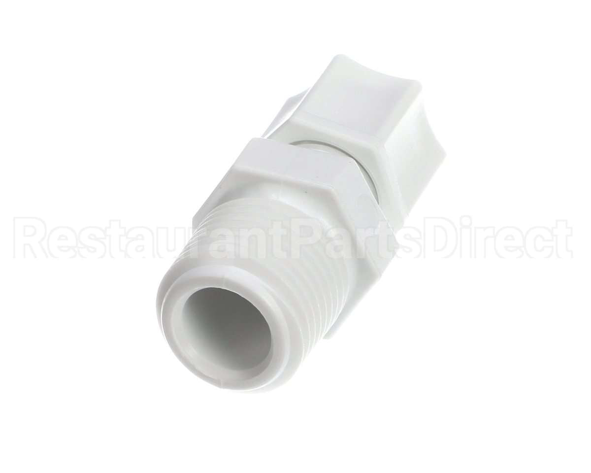 7002630 Antunes Conn,3/8"Cx1/2"Mpt,Jaco,Wht