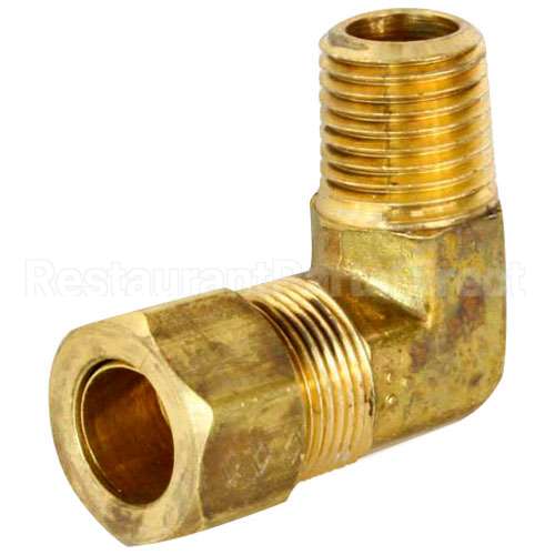 719158 Compatible Hobart Adapter 7/16 Tube X 1/4 Mpt, El