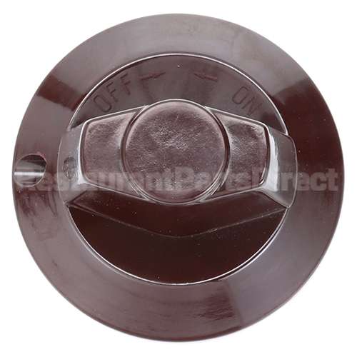 719255-12 Vulcan Knob - Red, W/Set Screw