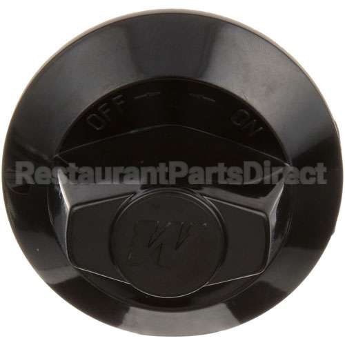 719257-12 Vulcan Black Knob 2-1/2 D, Off-On