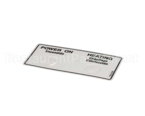 724G-0204 Belshaw Pilot Light Label