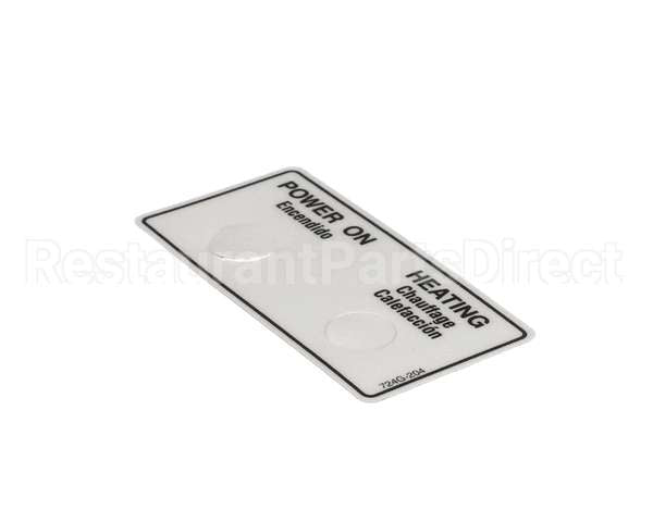 724G-0204 Belshaw Pilot Light Label