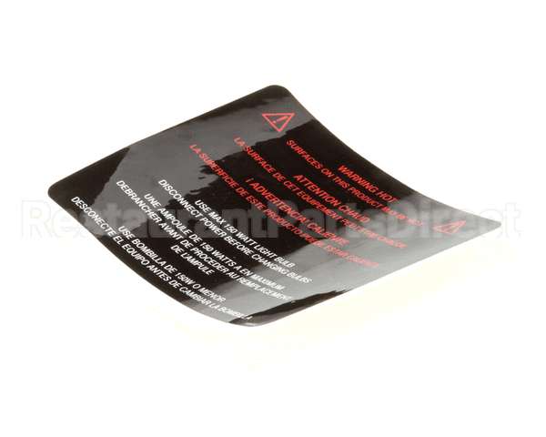 74063 Henny Penny Label-Hot Surf/150W Bulb Scr