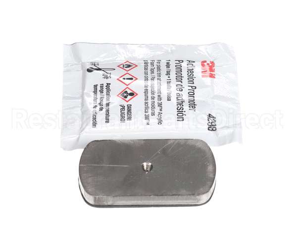 75-2697-1Y Zero Zone Bond Plate Dr Handle W/Adhesive