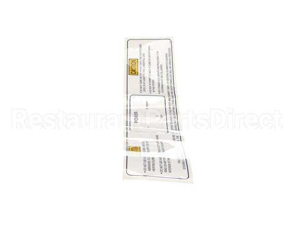 75690 Henny Penny Label-Power/Pump/Melt