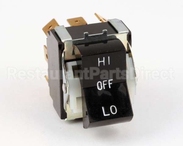 7636 Blodgett Switch, Rocker, 3Pdt, Black