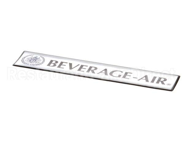 806-313B-01 Beverage Air Nameplate - Beverage-Air Large