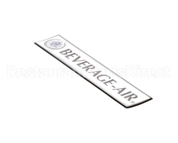 806-313B-01 Beverage Air Nameplate - Beverage-Air Large