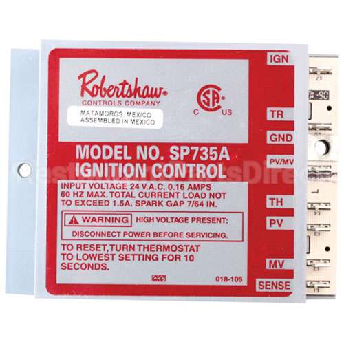 8073563 Compatible Midwest Appliance Parts Ignition Module, 24V, 60H Z
