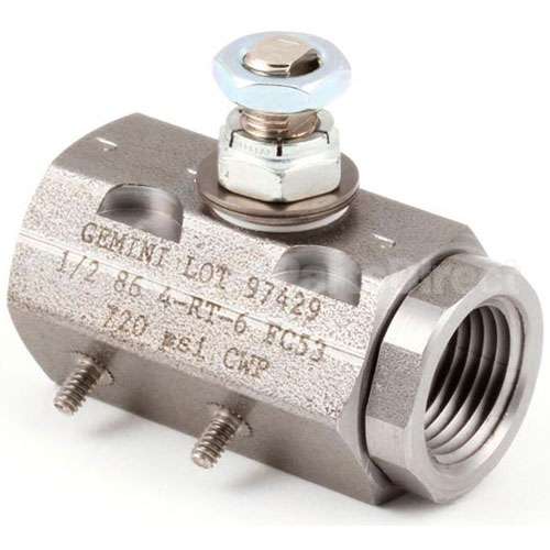 8102201 Compatible Frymaster 1/2 Ball W/Studs Valve Gemini