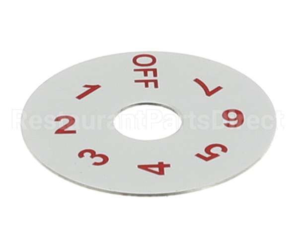 82-0141 Beverage Air Dial Plate - Thermostat