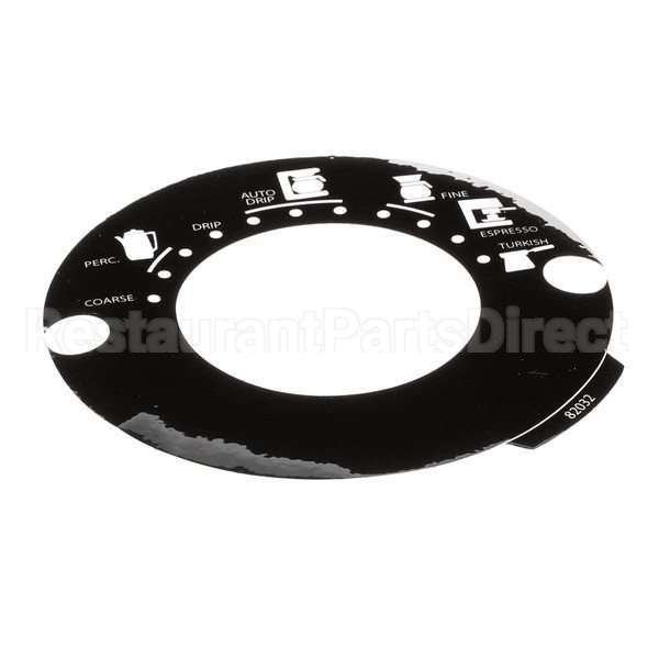 82032 Compatible Grindmaster Decal, Grnd Sel 875 Blk