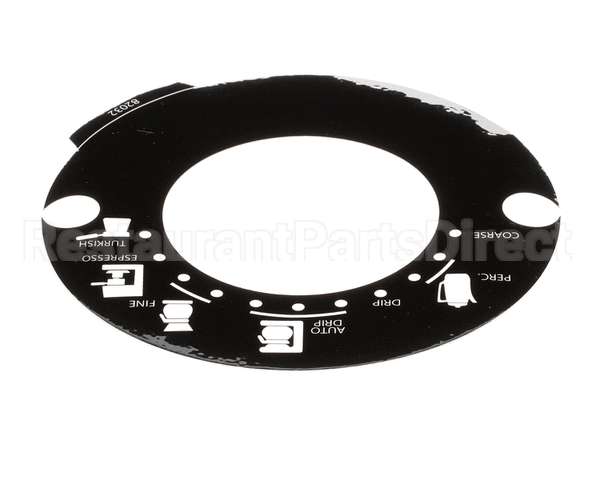 82032 Grindmaster Cecilware Decal, Grnd Sel 875 Blk